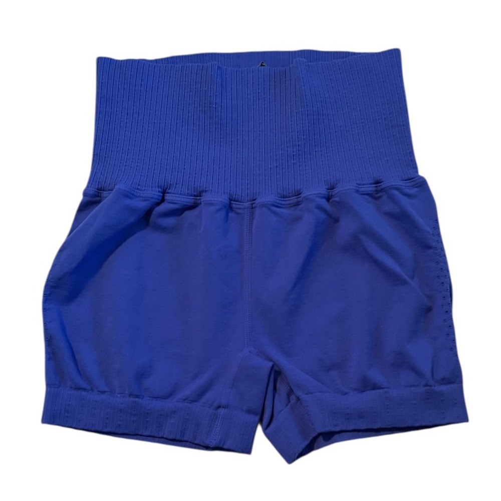 Free People Movement Good Karma Shorts XS/S Royal Blue NWOT
